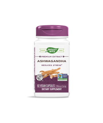 Ashwagandha/ Ашваганда 500 mg х 60 капсули Nature’s Way