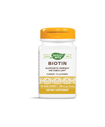 Biotin/ Биотин 1000 mcg x 100 таблетки за смучене Nature’s Way