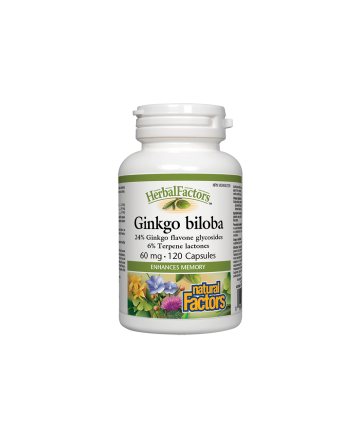 Ginkgo Biloba/ Гинко Билоба 60 mg х 120 капсули Natural Factors
