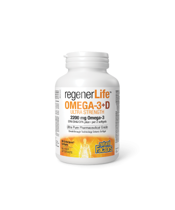 Омега-3 (ЕРА DHA 680335) + Витамин D3 500 IU  - RegenerLife™