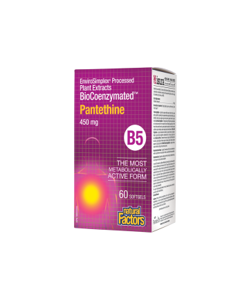 Pantethine BioCoenzymated™/ Пантетин/ Витамин В5 450 mg