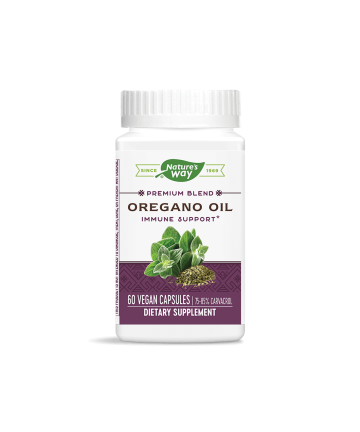 Oregano Oil 75-85% Carvacrol/ Риган масло х 60 капсули Nature’s Way