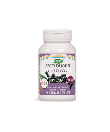 Sambucus for Kids / Самбукус за деца x 40 дъвчащи таблетки Nature’s Way