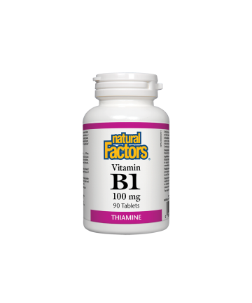 Vitamin B1/ Витамин В1 100 mg х 90 таблетки Natural Factors