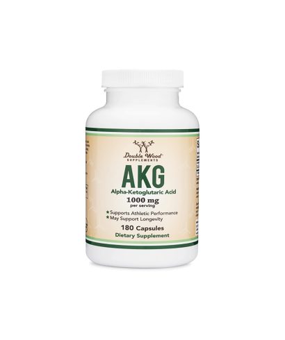 AKG (Alpha Ketoglutaric Acid) / Алфа-кетаглутарова киселина, 180 капсули Double Wood