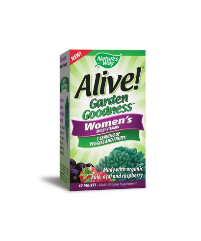 Alive! Garden Goodness™ Women`s Multi-Vitamin/ Алайв! Мултивитамини за жени х 60 таблетки Nature’s Way