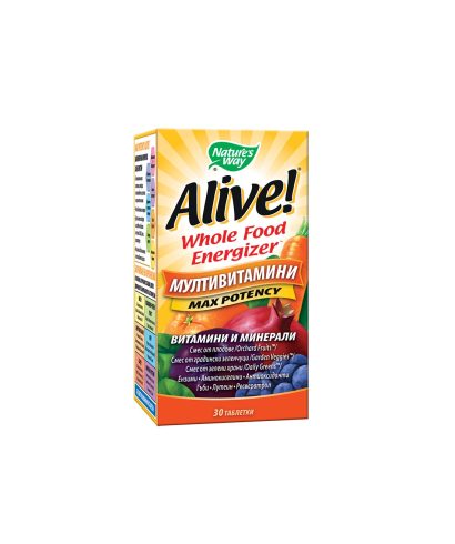 Alive! Multi-Vitamin / Алайв! Мултивитамини х 30 таблетки Nature’s Way