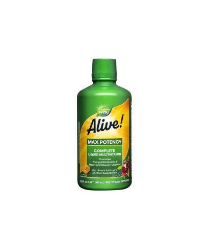 Alive! - Алайв Течен мултивитамин Маx Potency, 900 ml Nature’s Way