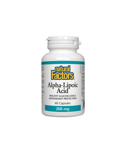 Alpha-Lipoic Acid/ Алфа-липоева киселина 200 mg x 60 капсули Natural Factors