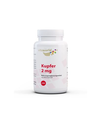 Антиоксидант - Мед (меден глюконат), 2 mg x 365 таблетки