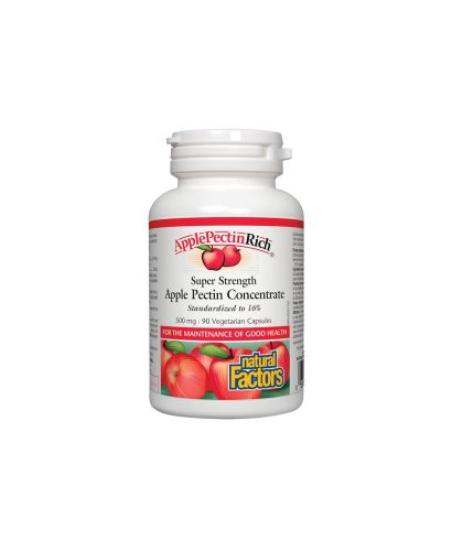 Apple Pectin Concentrate - Ябълков пектин супер концентрат, 500 mg, 90 капсули Natural Factors