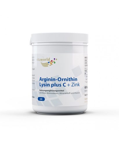 Arginin-Ornithin-Lysin + C + Zink / Аргинин-Орнитин-Лизин + Витамин C + Цинк, 60 капсули