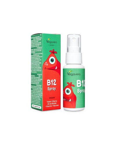 B12 Spray Junior - Витамин В12 за деца, Спрей за уста, 25 ml, 120 дози Vegavero