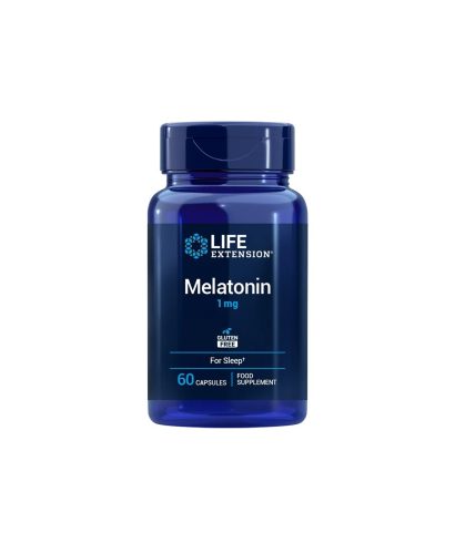 Безсъние - Мелатонин 1 mg, 60 капсули