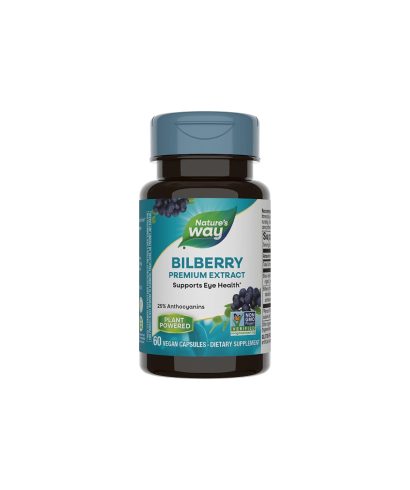 Bilberry-Черна боровинка – силно зрение, 60 капсули Nature’s Way