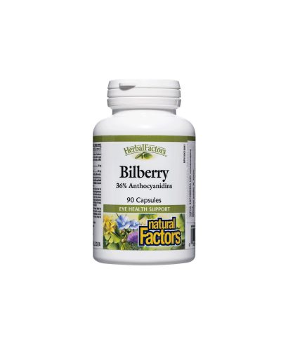 Bilberry / Черна боровинка x 90 капсули Natural Factors