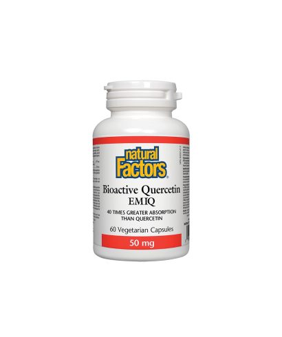 Bioactive Quercetin EMIQ / Биоактивен Kверцетин 50 mg x 60 капсули Natural Factors