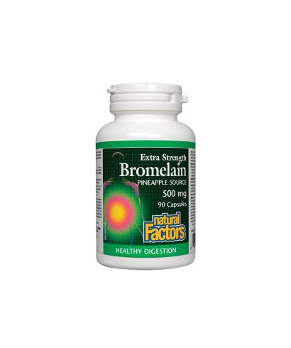 Bromelain/ Бромелаин 500 mg x 90 капсули Natural Factors