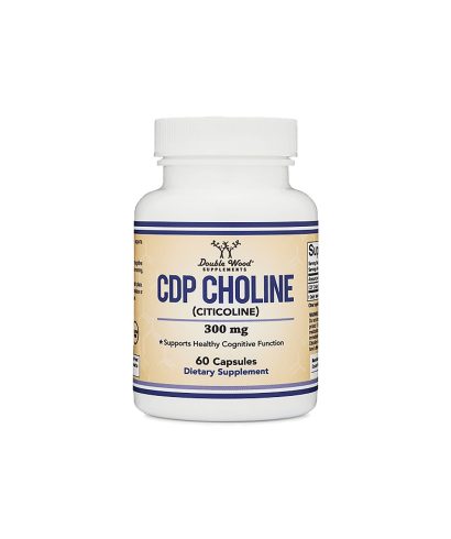 CDP Choline (Citicoline)/ Цитиколин, 300 mg, 60 капсули Double Wood
