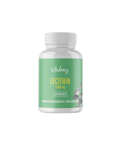 Черен дроб и висок холестерол - Лецитин, 1200 mg x 120 капсули