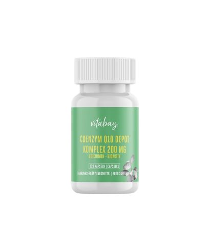 Coenzym Q10 Depot Komplex - Коензим Q10 комплекс 200 mg, 120 капсули Vitabay