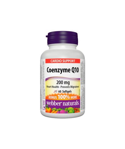 Coenzyme Q10 / Коензим Q10, 200 mg, 60 софтгел капсули