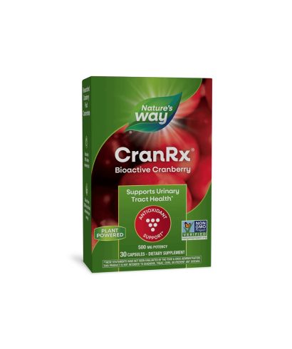CranRx® Bioactive Cranberry/ Червена боровинка 500 mg х 30 капсули Nature’s Way