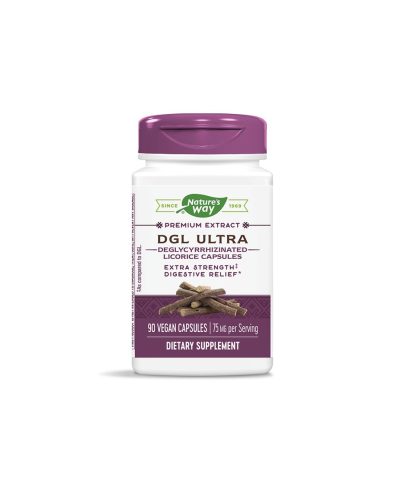 DGL Ultra / ДиДжиЕл - Деглициризиран сладник / Женско биле х 90 капсули Nature’s Way