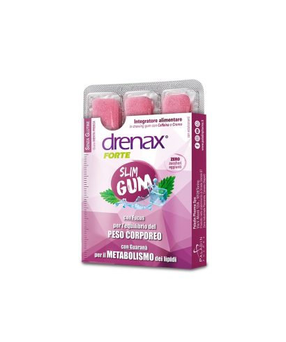 Дренакс Форте Дъвки за отслабване с фукус - Slim Gum, 9 броя