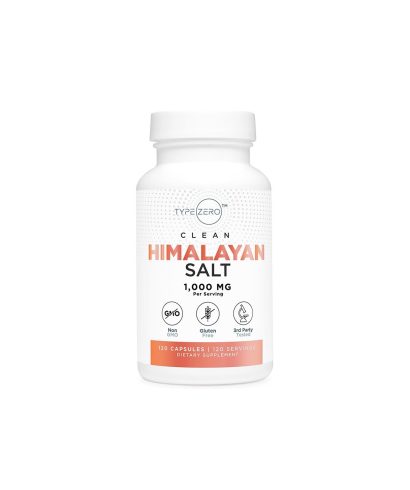 Електролитен баланс - Натрий (Хималайска розова каменна сол) TypeZero™, 320 mg