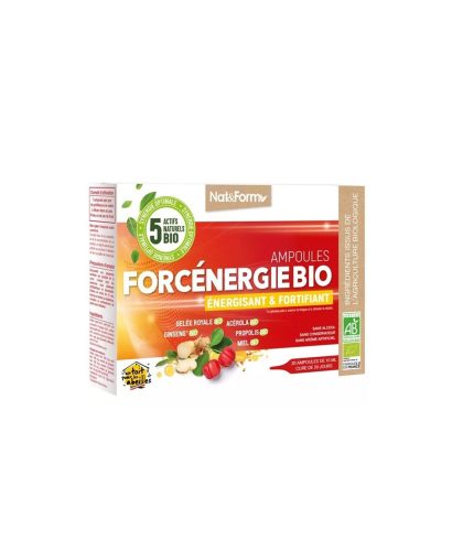 Енергия и тонус - Ampoile Forcenergie BIO, 20 ампули за пиене