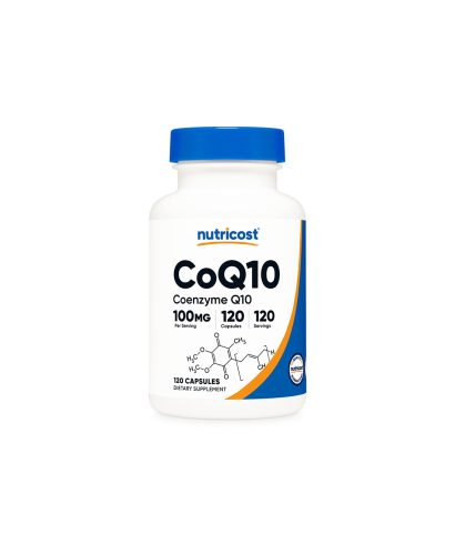 Енергия и здраво сърце -  Коензим Q10, 100 mg x 120 капсули Nutricost