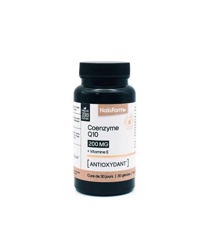 Енергия и здраво сърце - Коензим Q10 200 mg + Витамин Е 1.8 mg, 30 капсули