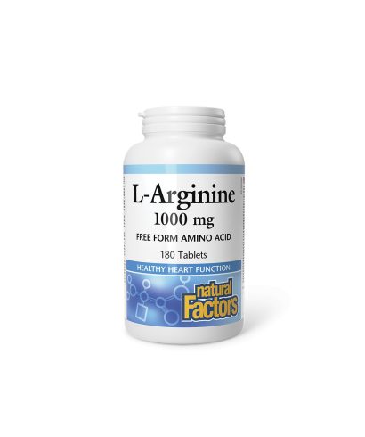 Енергия - Л-Аргинин (L-Arginine), 1000 mg х 180 таблетки Natural Factors
