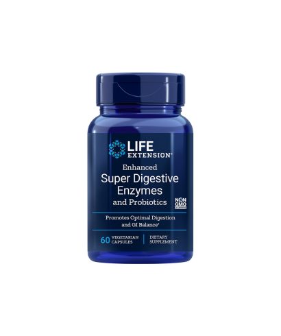 Enhanced Super Digestive Enzymes with Probiotics/ Храносмилателни ензими с Пробиотици х 60 капсули