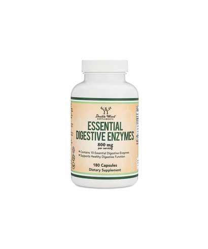 Essential digestive enzymes - Храносмилателни ензими, 180 капсули Double Wood