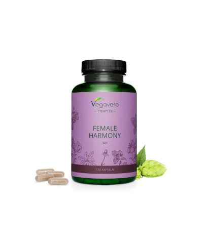 Femalе Harmony 50+/ Билков комплекс за жени 50+, 120 капсули, 100% Vegan Vegavero