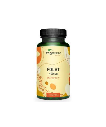 Фолиева киселина Quatrefolic (метил фолат), 120 капсули