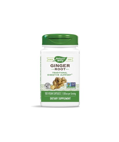 Ginger Root/ Джинджифил (корен) 550 mg х 100 капсули Nature’s Way
