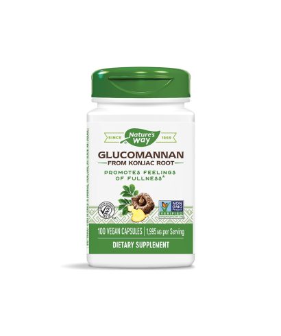 Glucomannan from Konjac Root/ Глюкоманан от корен на Конджак 665 mg x 100 капсули Nature’s Way