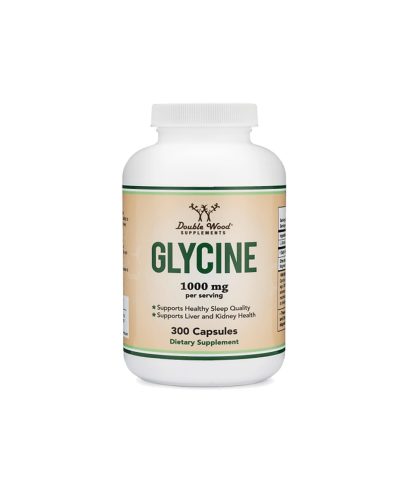 Glycine/ Глицин, 300 капсули Double Wood