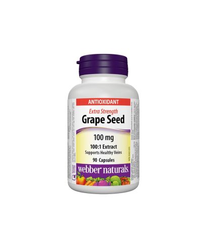 Grape Seed Extract 100:1/ Гроздово семе 100 mg x 90 капсули Webber Naturals