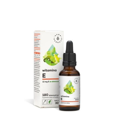 Грижа за косата, кожата и ноктите - Витамин Е, 30 ml капки Aura Herbals