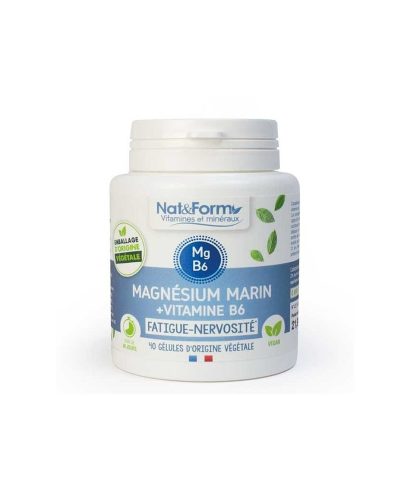 Грижа за сърцето и мускулите - Магнезий 300 mg и Витамин В6 1.4 mg, 40 капсули