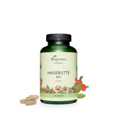 Hagebutte Bio/ Био Шипка, 180 капсули, 100% Vegan Vegavero