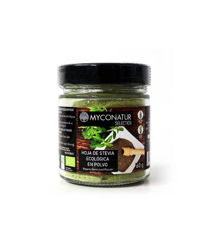 Hoja de stevia, Bio - Био листа от стевия (на прах), 60 g Myconatur