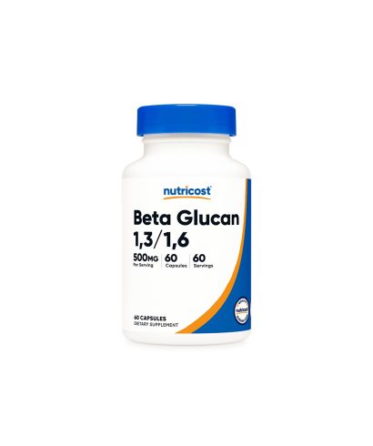 Имунитет - Бета глюкани 1.3/1.6, 500 mg x 60 капсули Nutricost