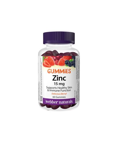 Имунитет - Цинк (глюконат) Гъми 15 mg, 60 желирани таблетки с плодов вкус