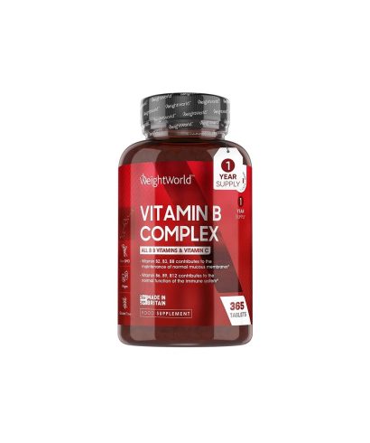 Имунитет и енергия - Витамин В-Комплекс + Витамин С, 365 таблетки - Vitamin B complex