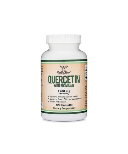 Имунитет - Кверцетин 1000mg + Бромелаин 200mg, 120 капсули Double Wood